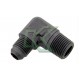 Niple Metrico 90 Grados /6an A 9.52mm Npt  / Mm