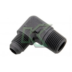 Niple Metrico 90 Grados /6an A 9.52mm Npt  / Mm