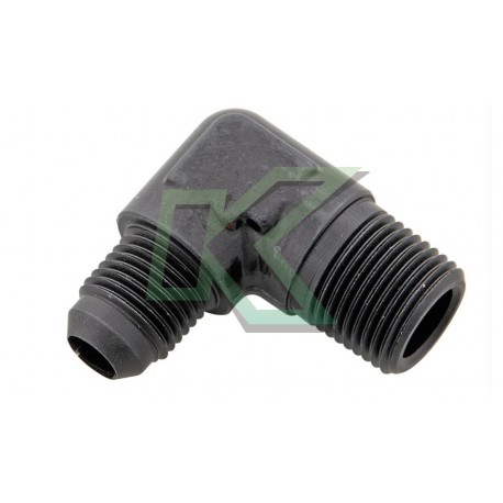 Niple Metrico 90 Grados /6an A 9.52mm Npt  / Mm