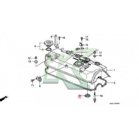 Sello de bujia original HONDA / Serie D 88 - 95