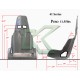 Butaca de aluminio Kirkey Pro Street 15" / 41300