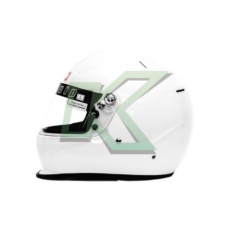 Casco de piloto RaceQuip Pro15 / Talla L - Blanco