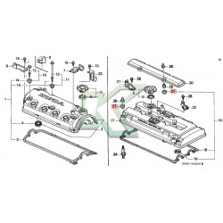 Sello de pernos tapa de valvulas / Serie B vtec