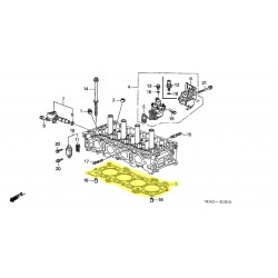 Empaque de culata oem HONDA 87.5mm / 0.28" (0.7mm) / Serie K24