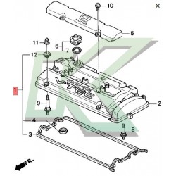 Kit completo empaques tapa valvula original HONDA / Serie H-F vtec