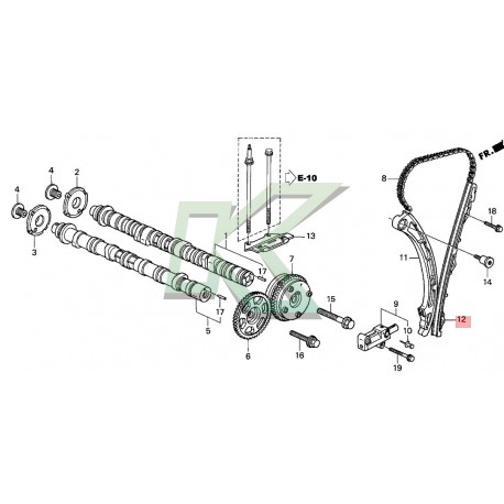 Guia cadena de distribucion original HONDA / Serie K20
