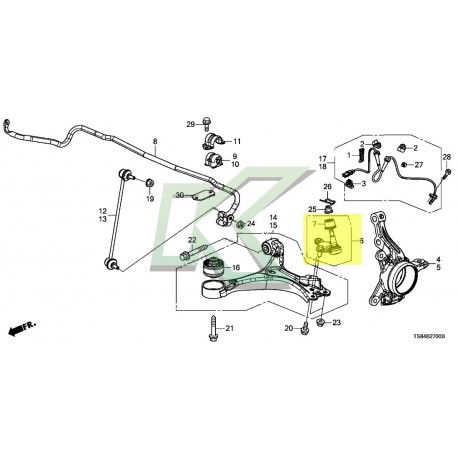 Rotula original honda / Civic SI 14-15