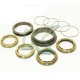 Kit sincronizadores carbono 1 - 4  / K20 TYPE R - 6 marchas