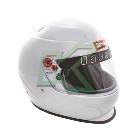 Casco de piloto RACEQUIP PRO20 / Talla L - Blanco