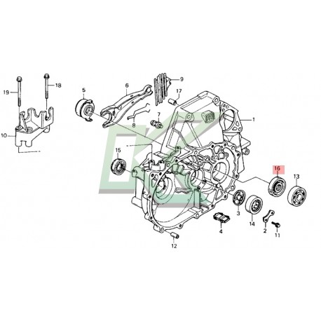 Reten de palier original Honda (28x41x7)